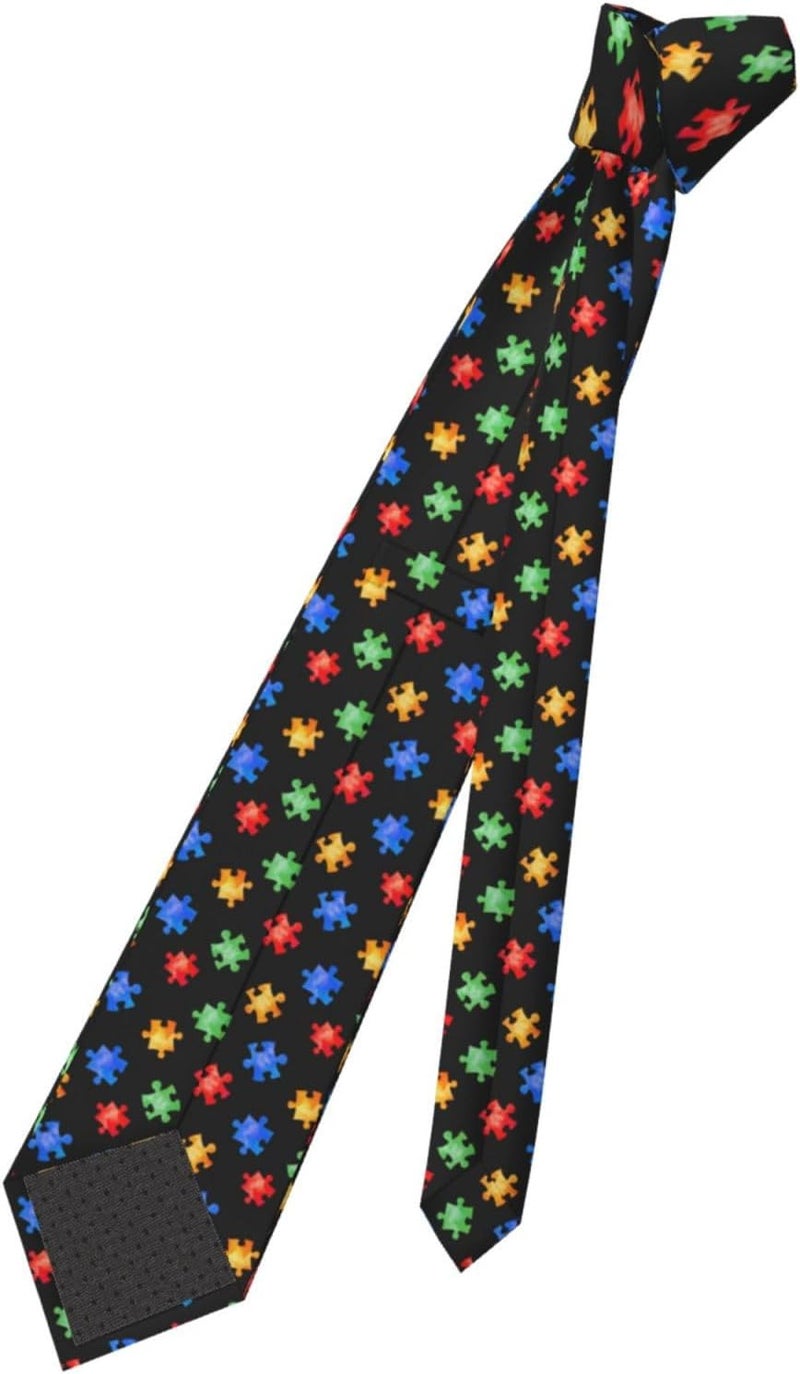 Yilad Tie for Men and Boy Novelty Fun Full Print Men's Necktie Skinny Fashion Narrow Wide - Image 4